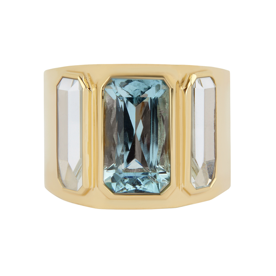 Aquamarine Carmen Ring By Tessa Packard London