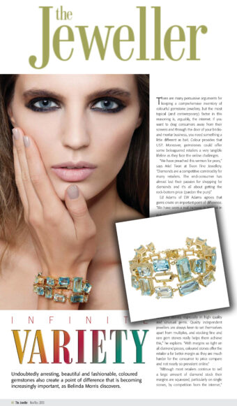 Tessa Packard London Aquamarine bracelet featured on The Jeweller