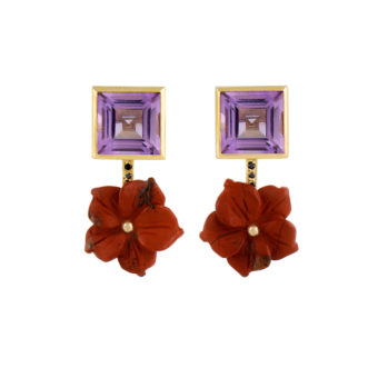 Chinatown flower earrings by Tessa PAckard