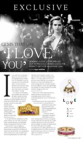 Tessa Packard London Contemporary Fine Jewellery // Exclusive Magazine // Bespoke Ruby Eternity Ring
