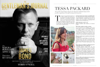 Tessa Packard interviewed by Gentleman's Journal