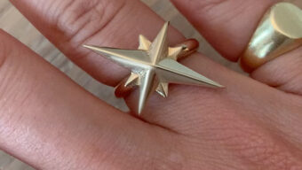 gold star ring by tessa packard