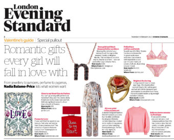 Tessa Packard London Contemporary Fine Jewellery Tourmaline, diamond and gold Ring featured in the London Evening Standard Valentine's Day Gift Guide