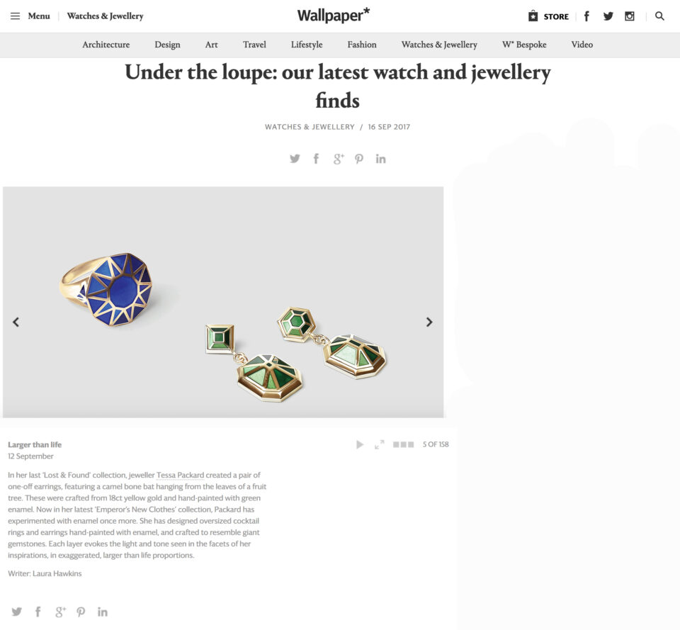 wallpaper featuring Tessa Packard London Sapphire and gold copy cat ring and emerald and gold earrings