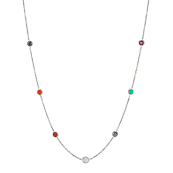rainbow chain necklace
