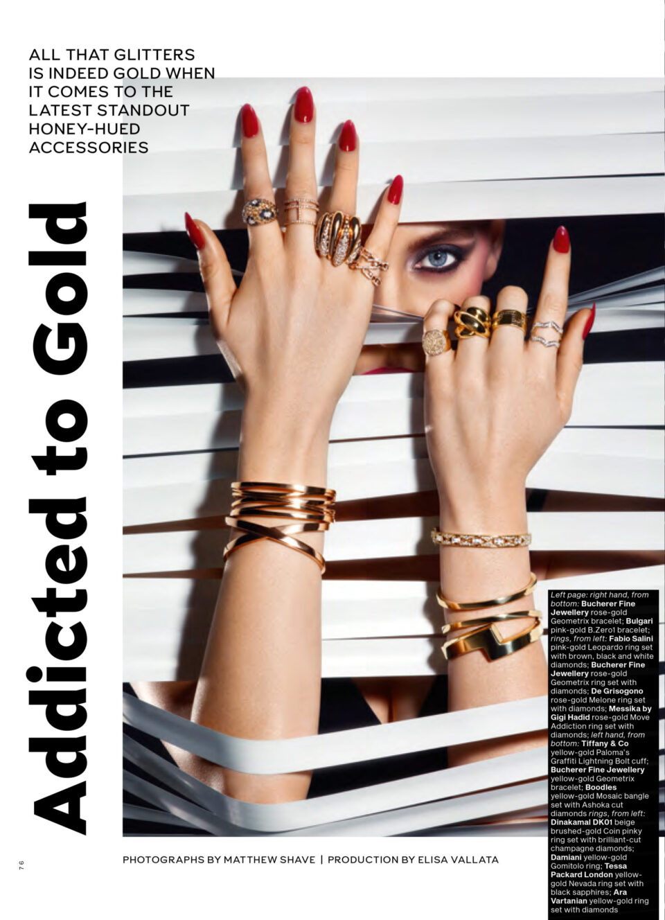 Tessa Packard London Contemporary Fine Jewellery Nevada Ring featured in Departure Magazine Addicted to Gold feature (2019)