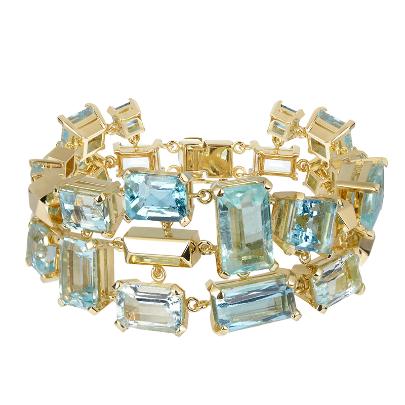 Cartier Aquamarine & Diamond Bracelet; Circa 1935 – Stephen Russell Shop