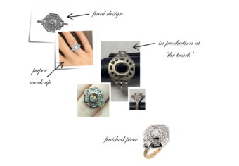 bespoke diamond engagement ring design process