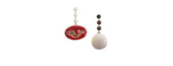 bespoke mermaid and seashell earrings