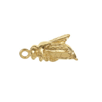 gold plated bee charm