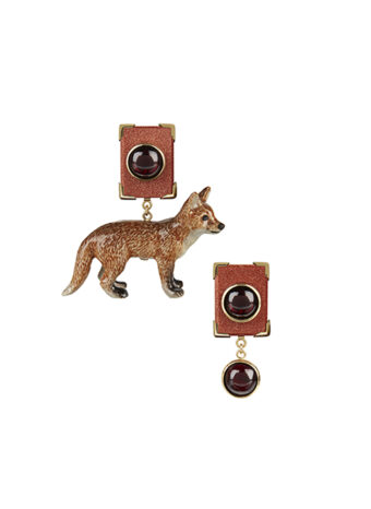 red fox gemstone earrings tessa packard