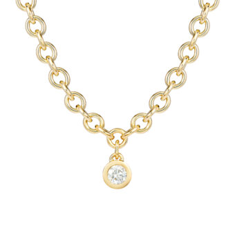 diamond birthstone necklace