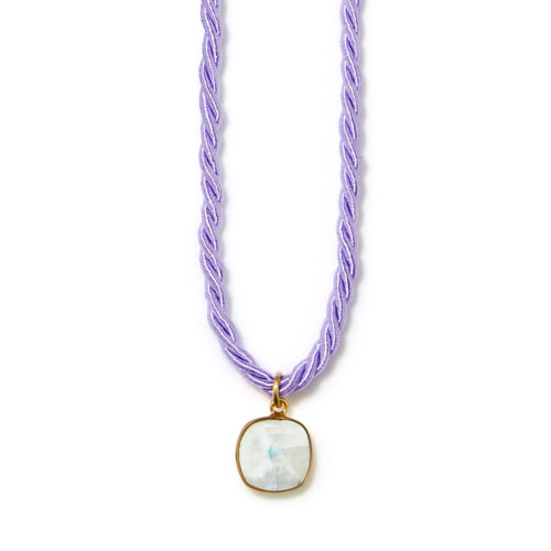 purple moonstone necklace